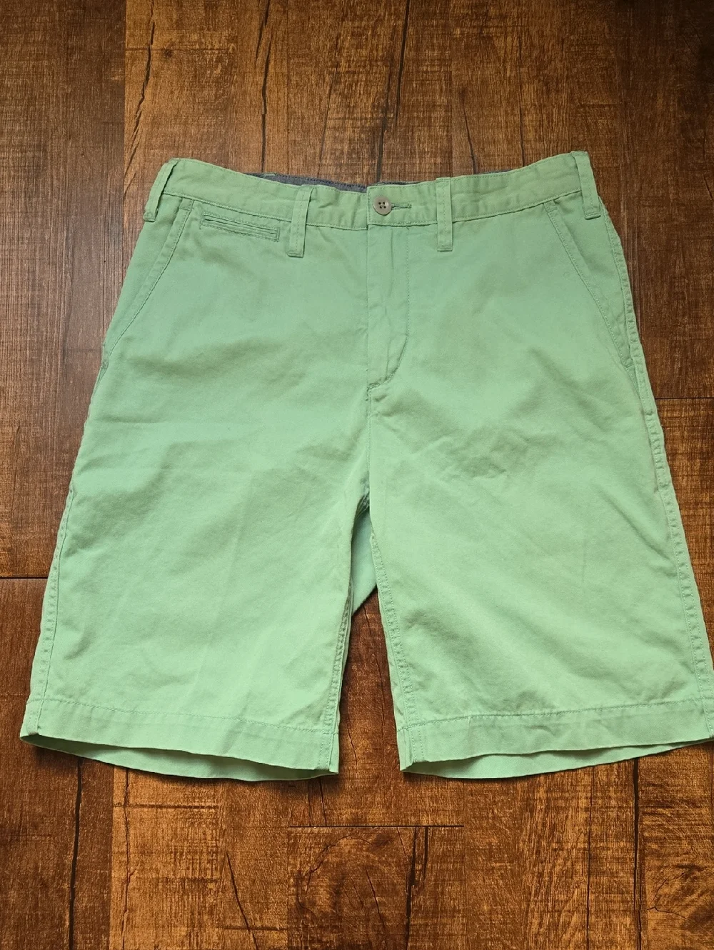 Polo Ralph Lauren Green Cotton Shorts Relaxed Fit Classic Preppy 30